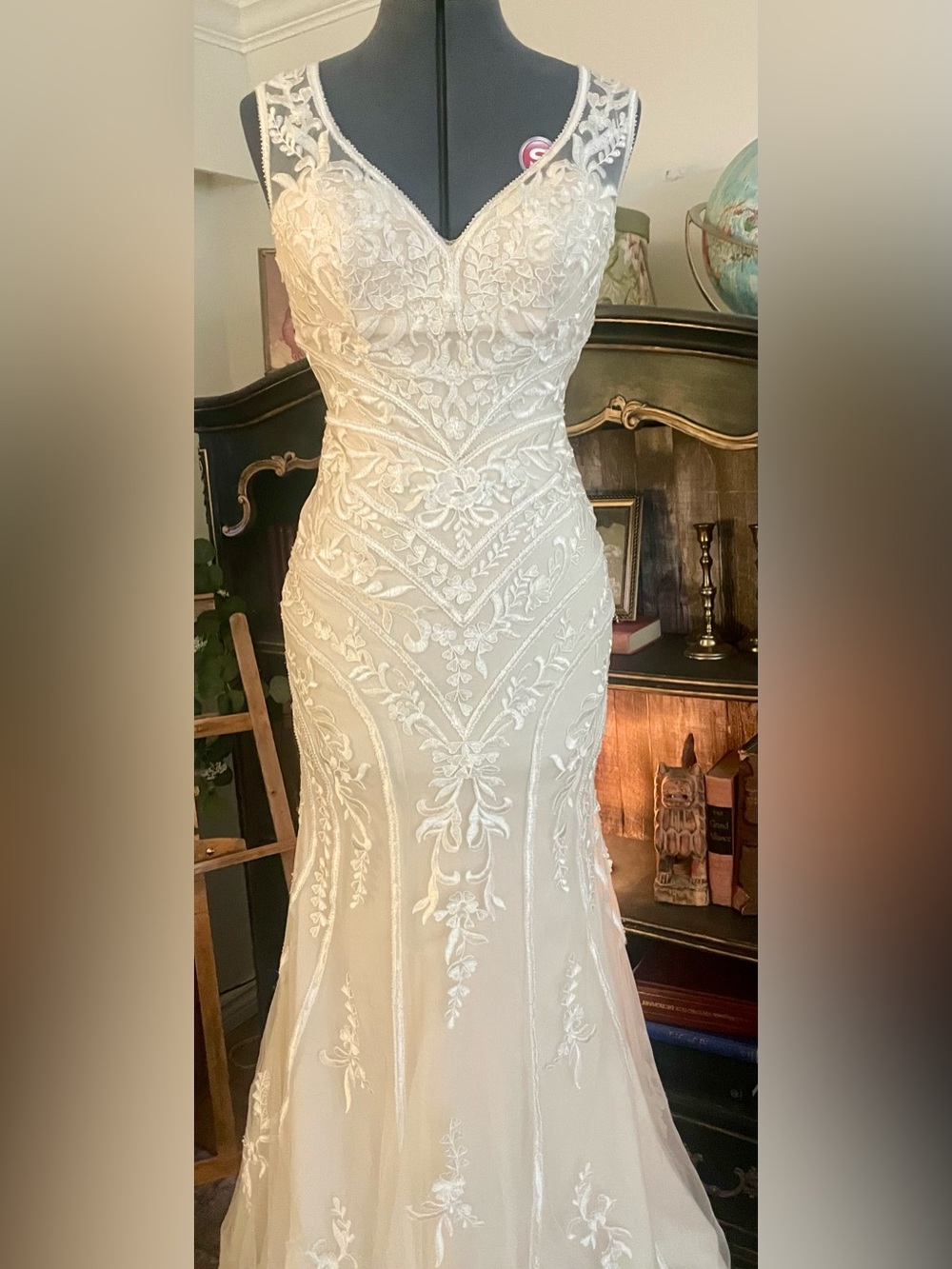 Vintage Jacquelin Exclusive Marilyn Wedding Dress – Size 8 – Unworn & Unaltered